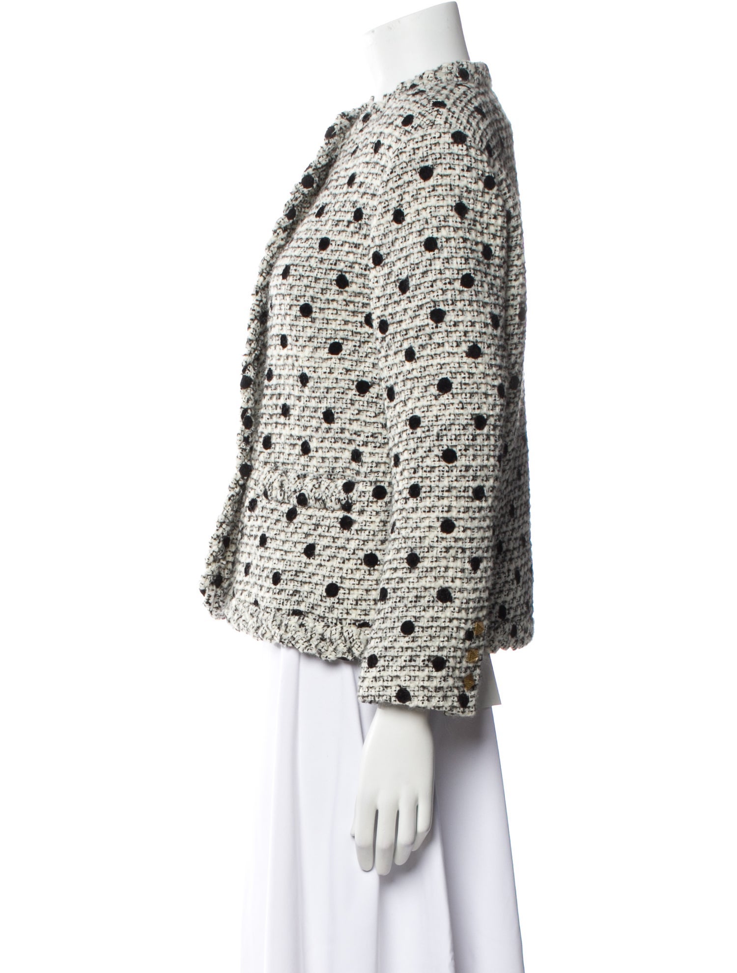 Valentino Virgin Wool Printed Evening Jacket