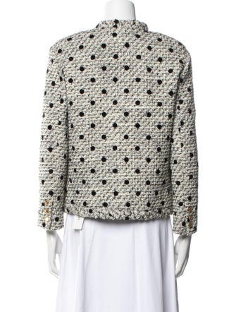 Valentino Virgin Wool Printed Evening Jacket