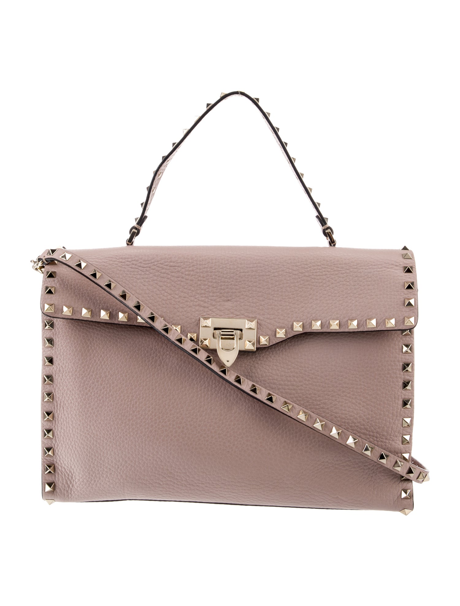 Valentino Rockstud Top Handle Bag