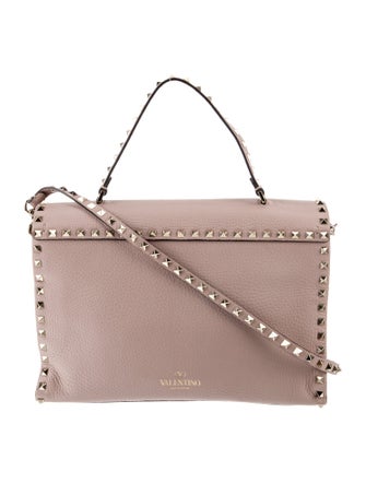 Valentino Rockstud Top Handle Bag