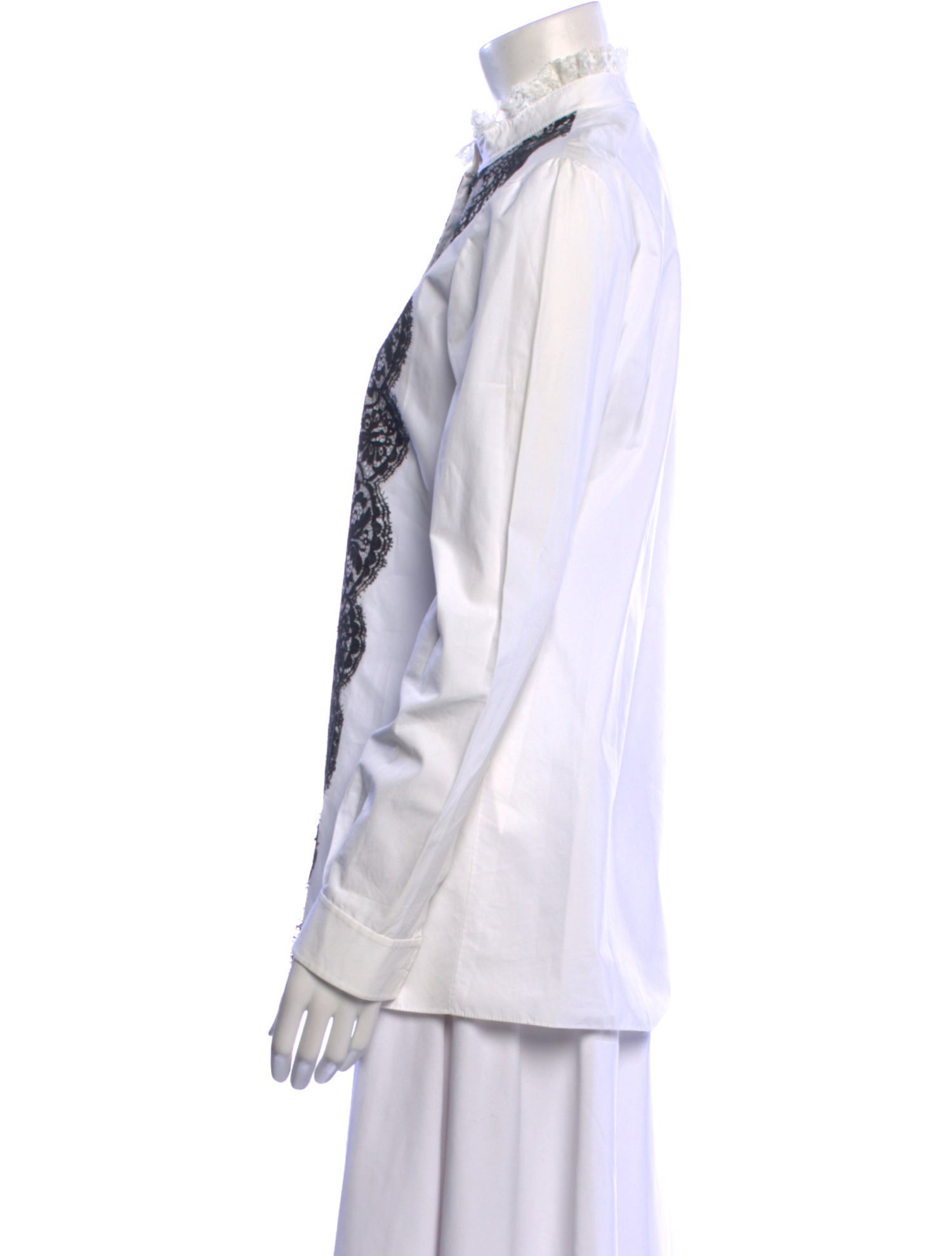 Valentino Printed Mock Neck Tunic