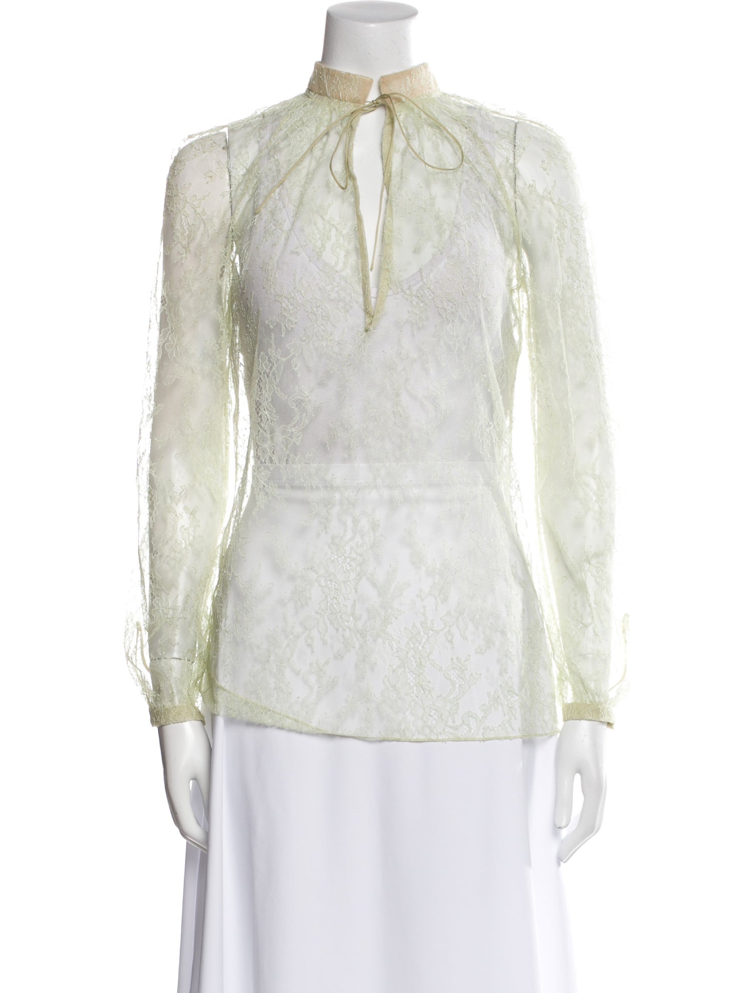 Valentino Lace Lace Pattern Blouse