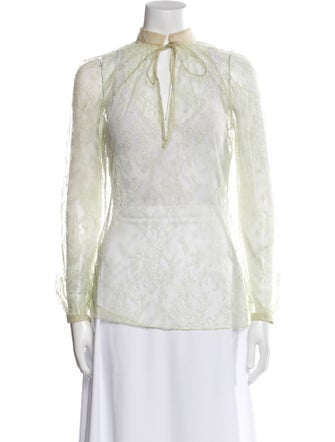 Valentino Lace Lace Pattern Blouse