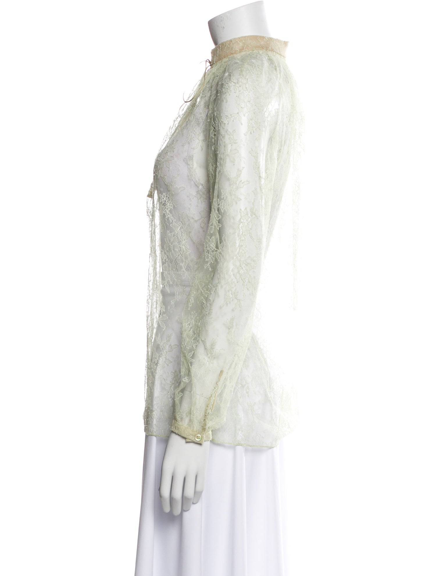 Valentino Lace Lace Pattern Blouse