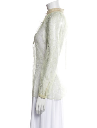 Valentino Lace Lace Pattern Blouse