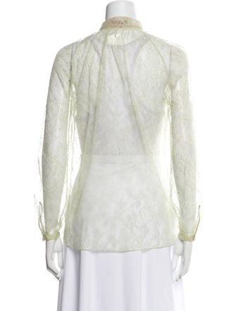 Valentino Lace Lace Pattern Blouse