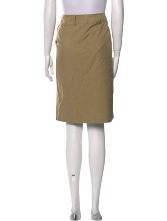 Valentino Pleated Accents Long Skirt