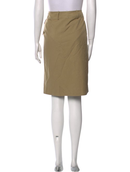 Valentino Pleated Accents Long Skirt