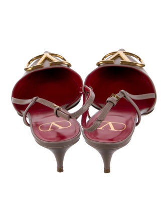 Valentino Leather Slingback Pumps