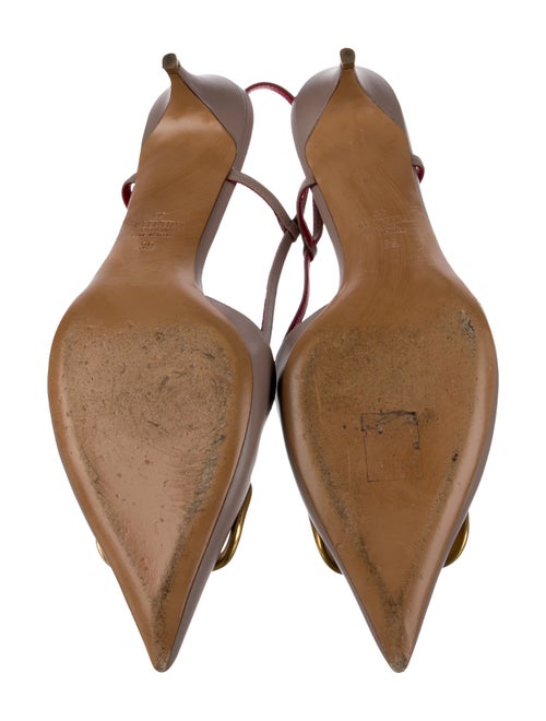 Valentino Leather Slingback Pumps
