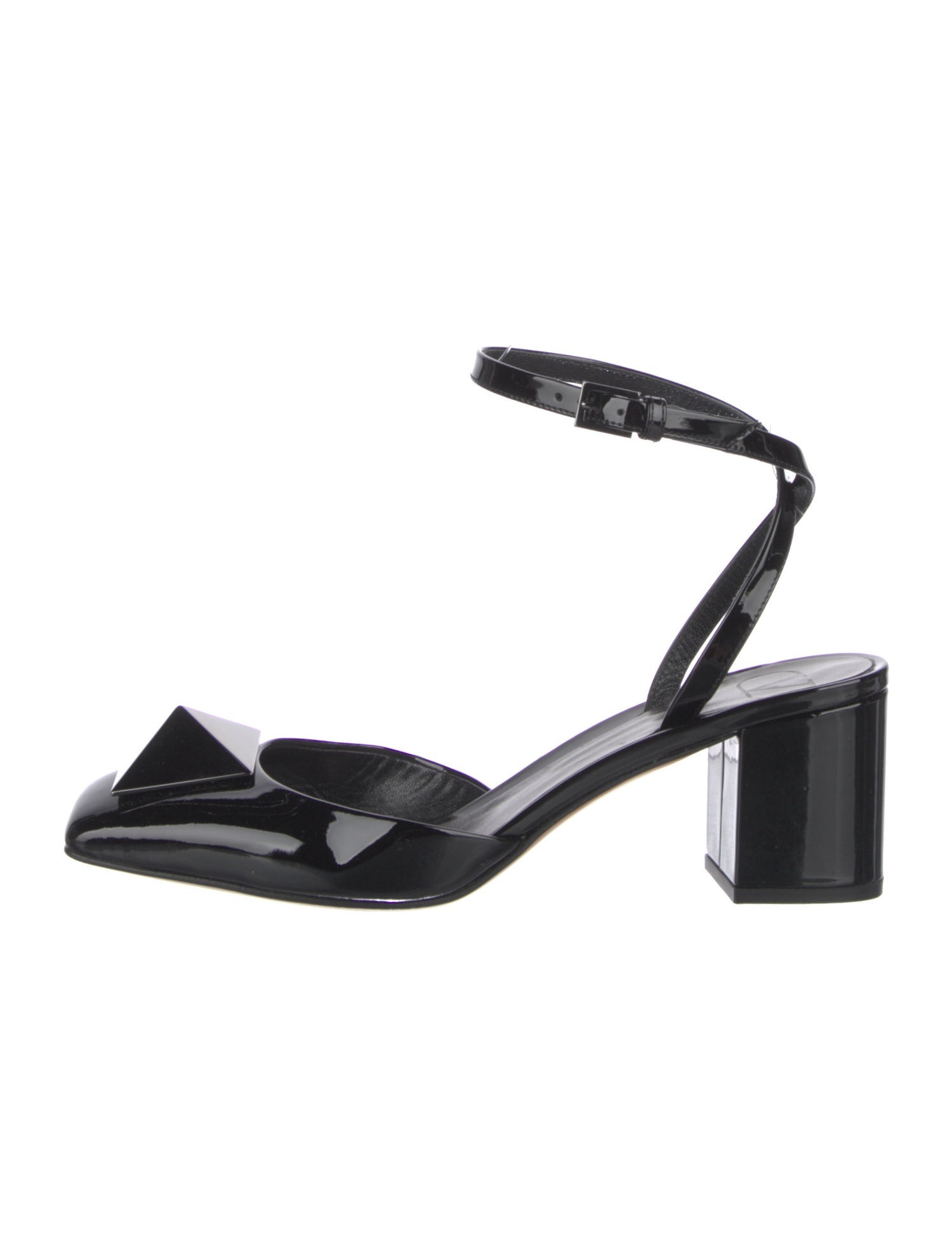 Valentino Rockstud Accents Patent Leather Pumps