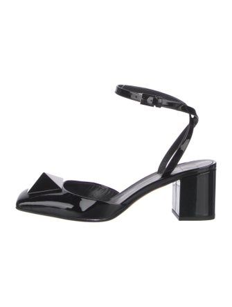 Valentino Rockstud Accents Patent Leather Pumps