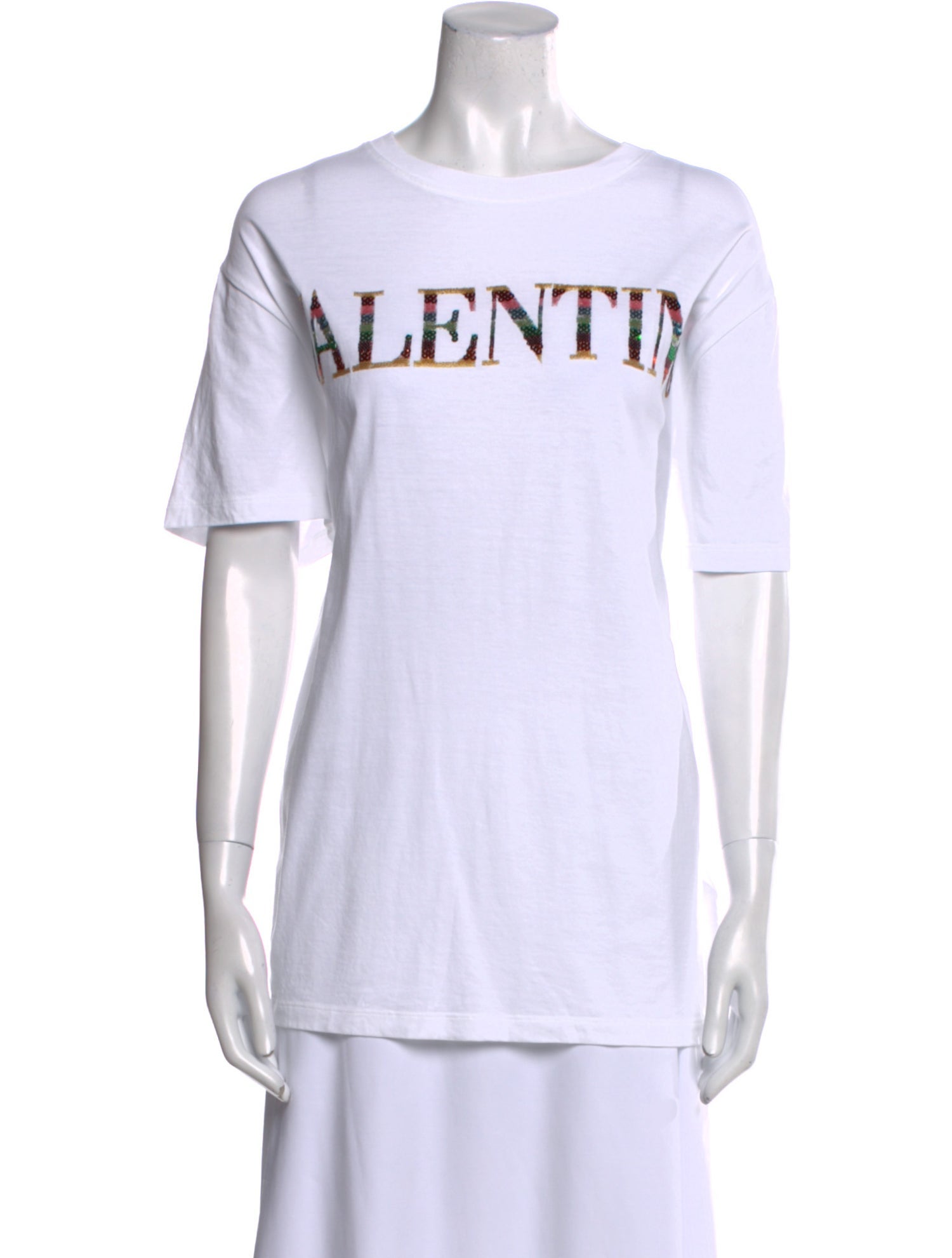 Valentino Graphic Print Crew Neck T-Shirt
