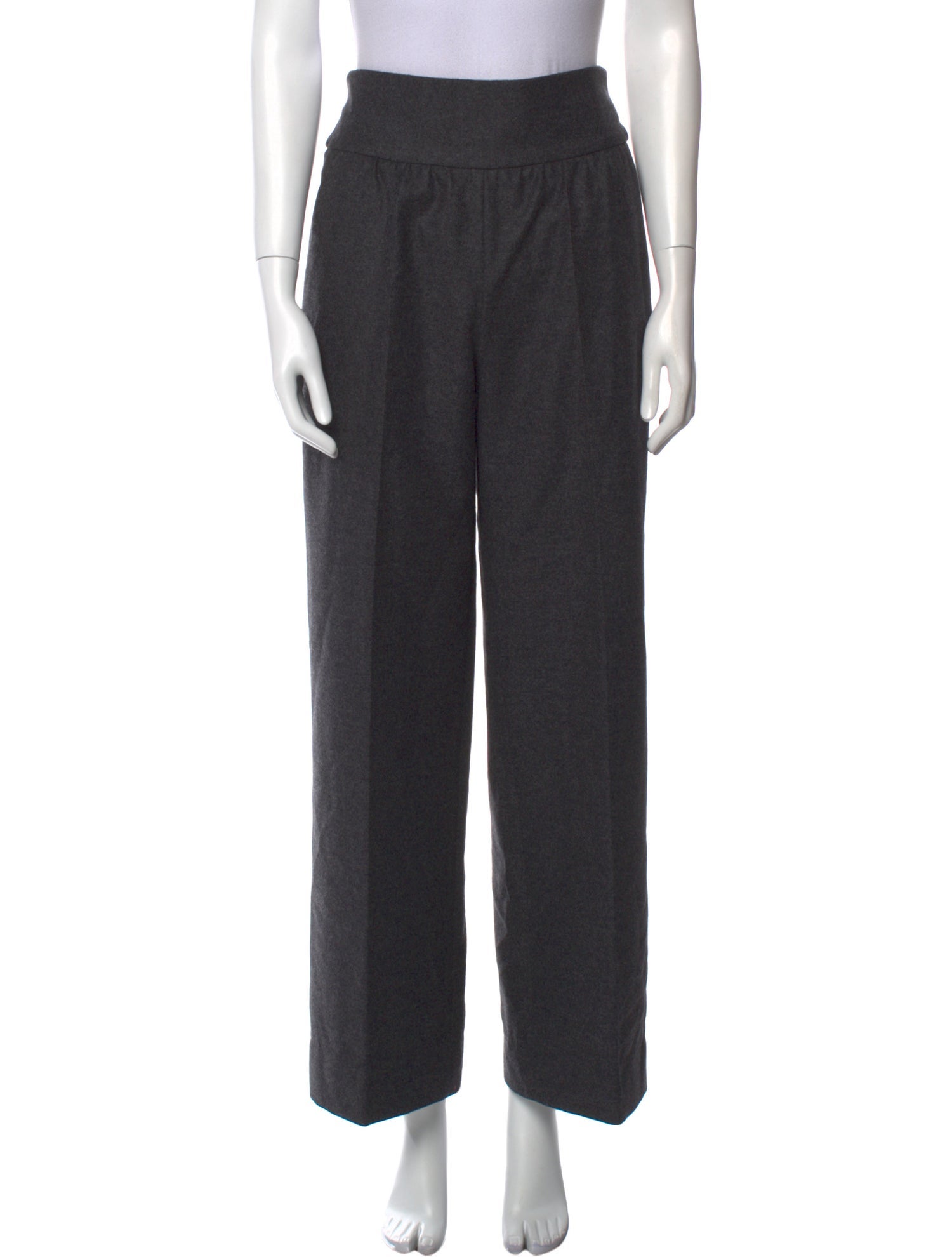 Valentino Virgin Wool Wide Leg Pants