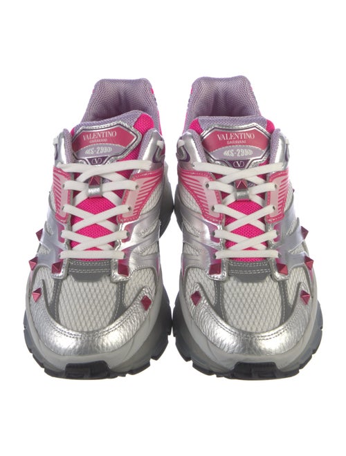 Valentino Mesh Printed Sneakers