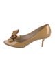 Valentino Vara Bow Accent Patent Leather Pumps