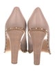Valentino Rockstud Accents Leather Pumps