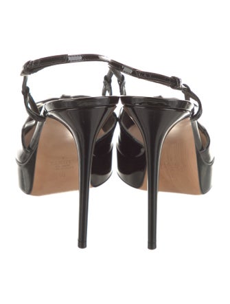 Valentino Patent Leather Slingback Pumps