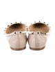 Valentino Rockstud Accents Patent Leather Ballet Flats