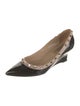 Valentino Rockstud Accents Patent Leather Pumps