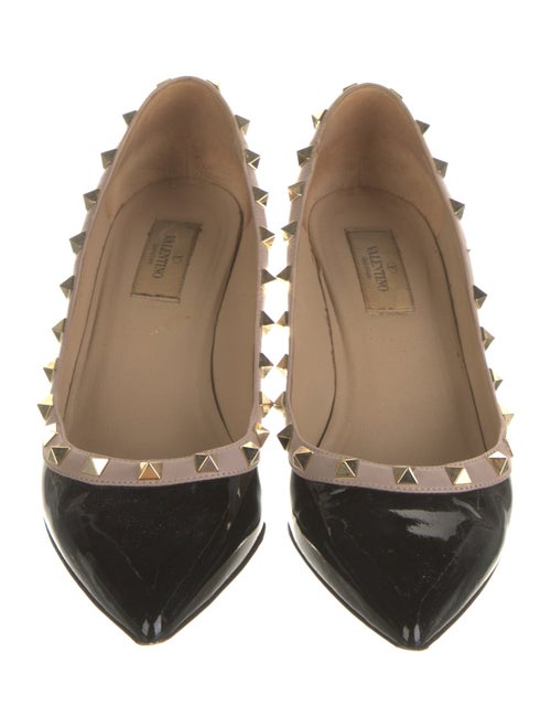 Valentino Rockstud Accents Patent Leather Pumps