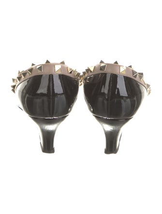 Valentino Rockstud Accents Patent Leather Pumps
