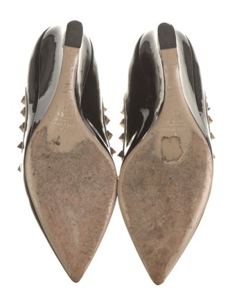 Valentino Rockstud Accents Patent Leather Pumps