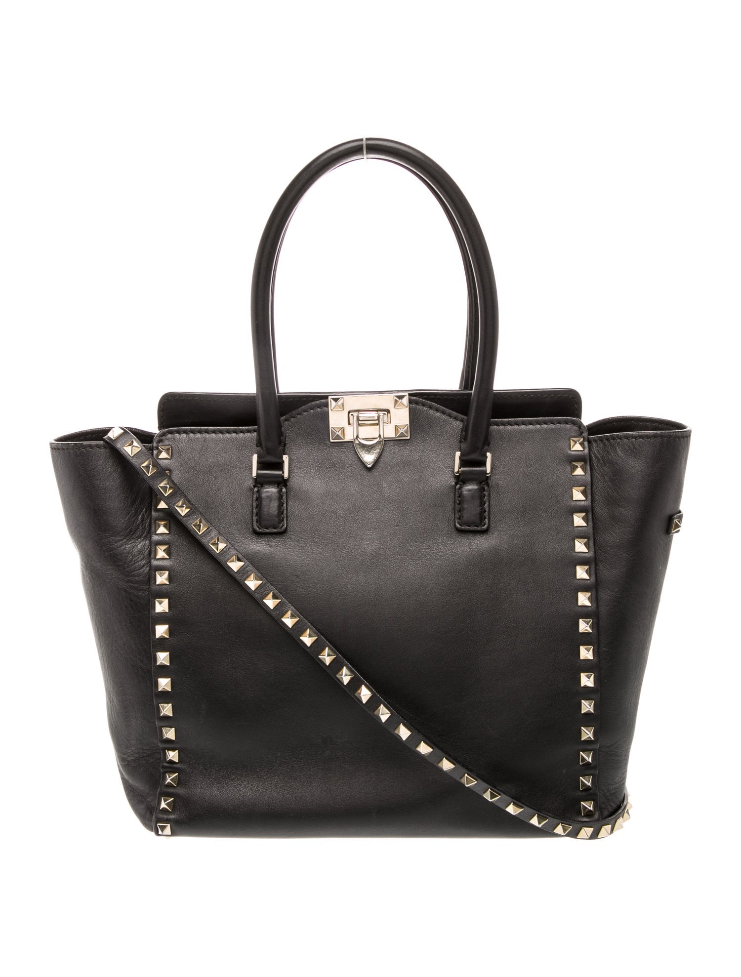 Valentino Rockstud Top Handle Bag