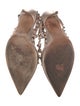 Valentino Rockstud Accents Leather T-Strap Pumps