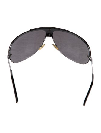 Valentino Shield Mirrored Sunglasses