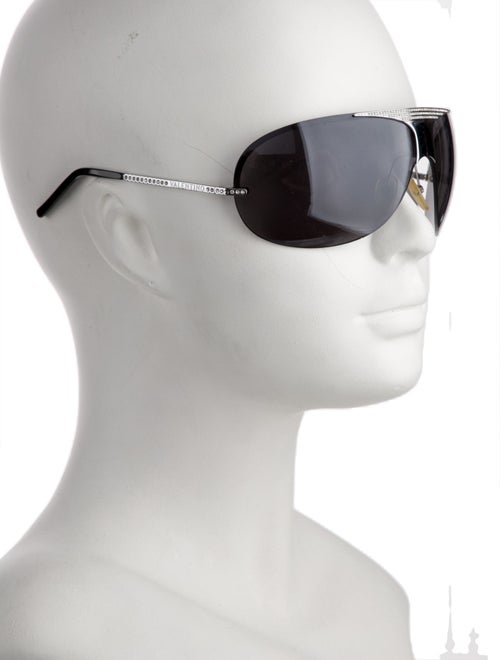 Valentino Shield Mirrored Sunglasses