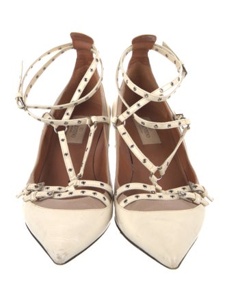 Valentino Patent Leather T-Strap Pumps