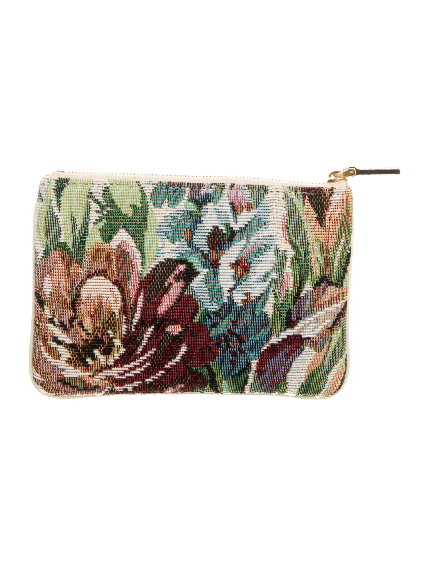Valentino Canvas Floral Print Wallet w/ Tags