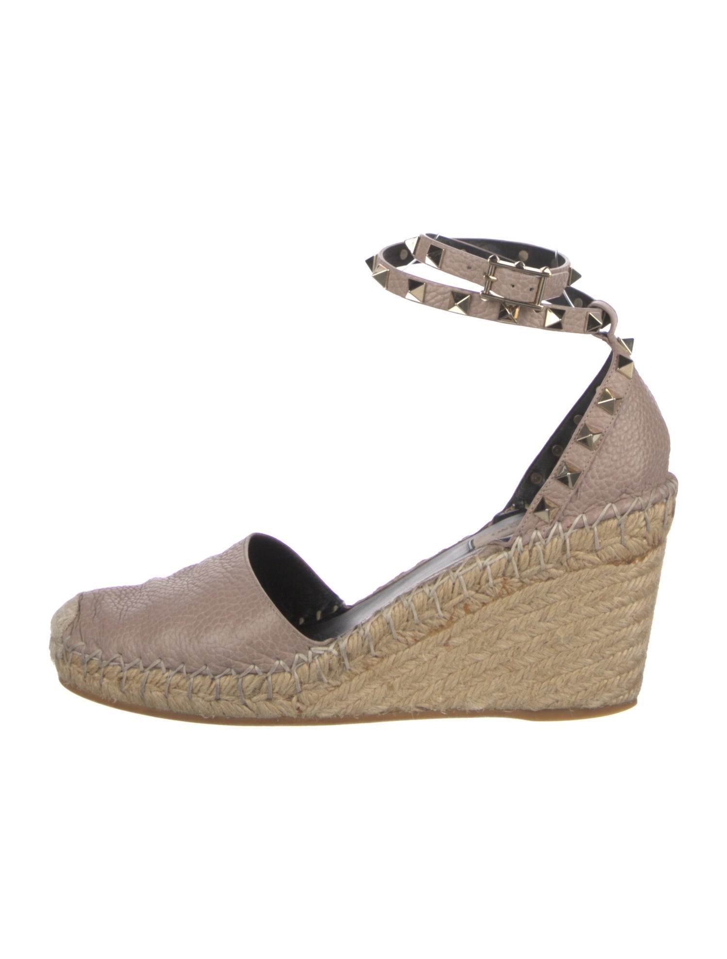 Valentino Rockstud Accents Leather D'Orsay Pumps