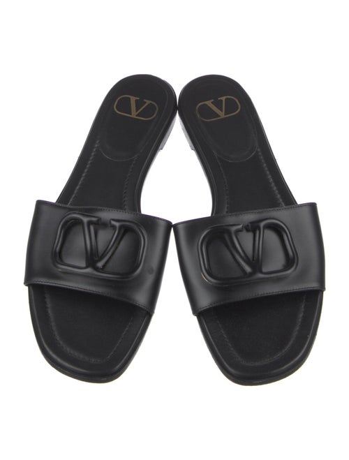 Valentino Leather Slides