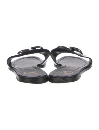 Valentino Leather Slides