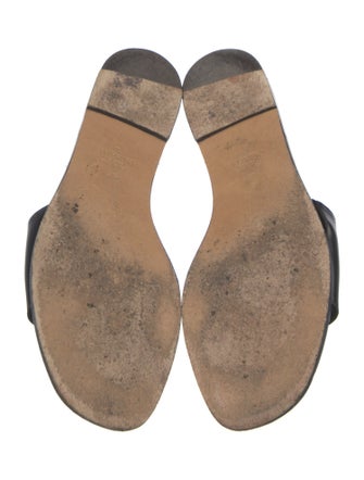 Valentino Leather Slides