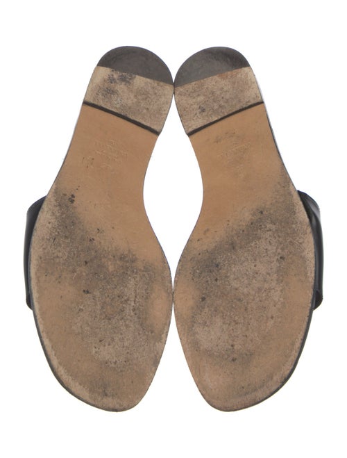 Valentino Leather Slides