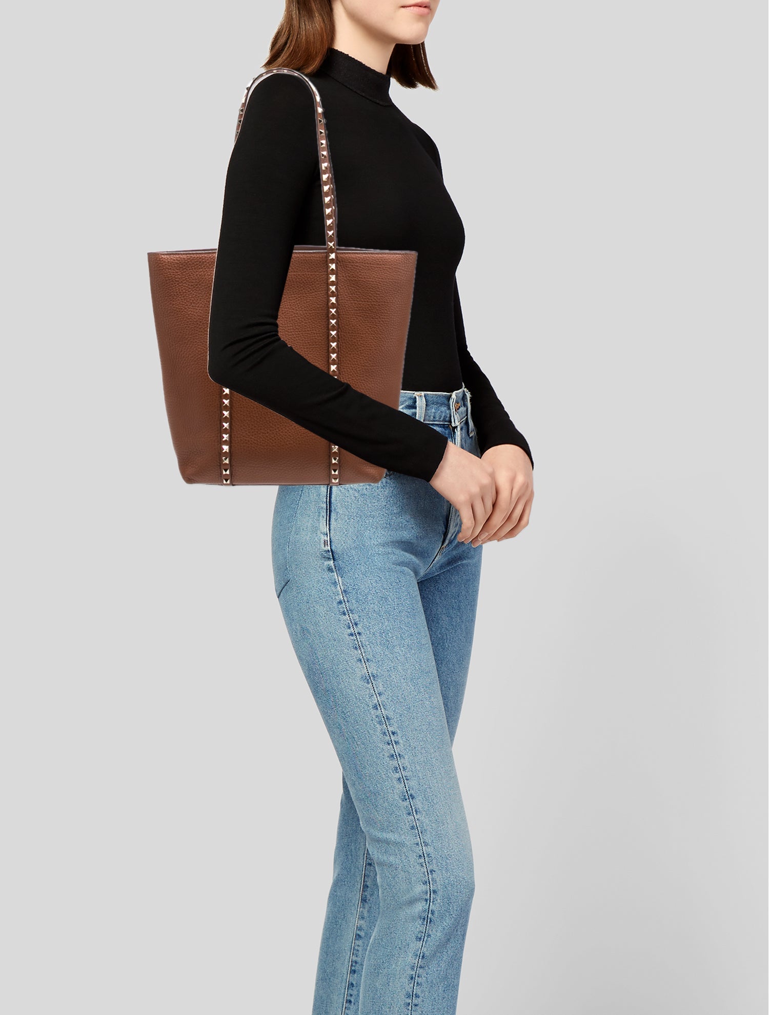 Valentino Leather Tote