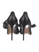 Valentino Leather Eyelet Trim Pumps