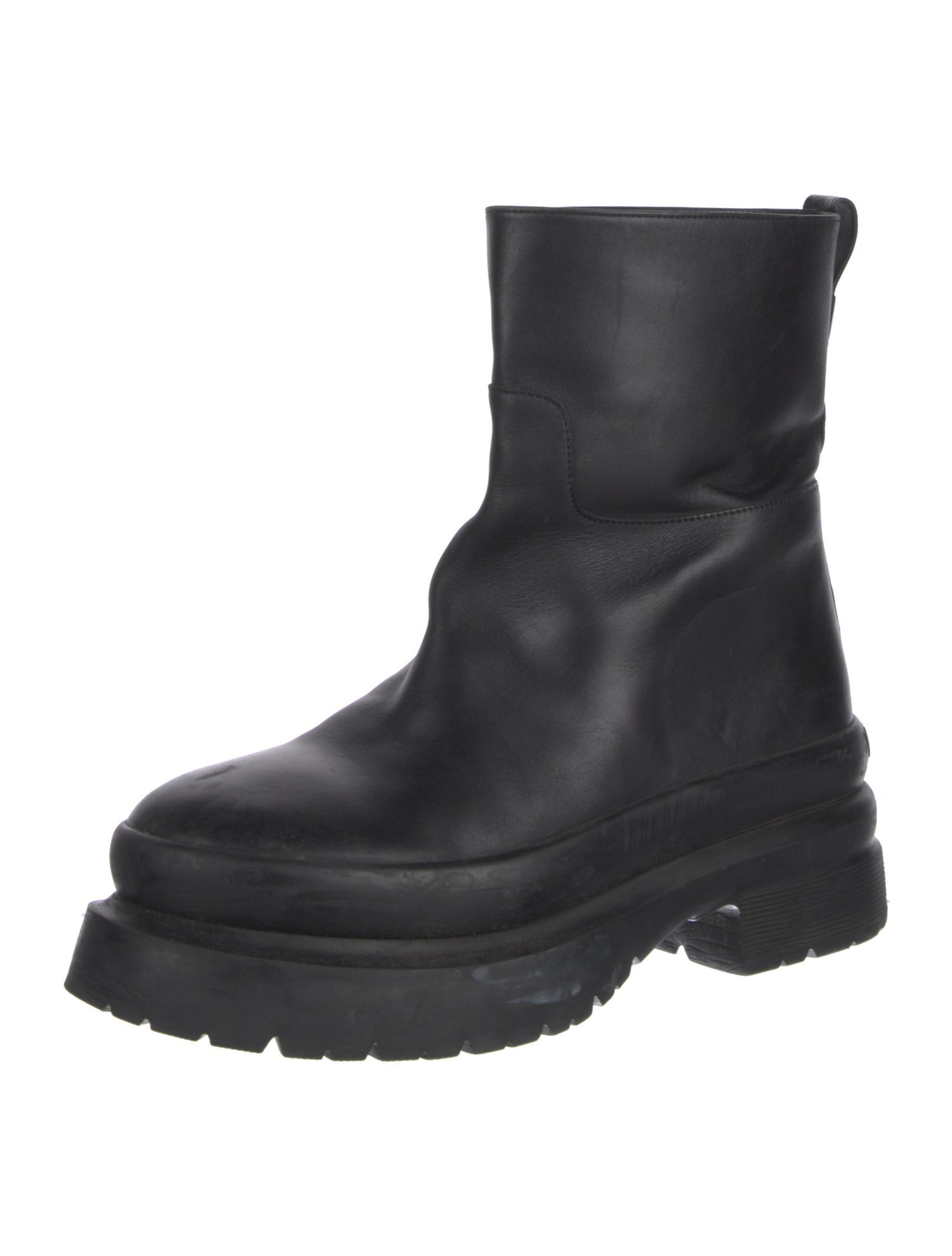 Valentino Rockstud Accents Leather Boots