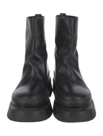 Valentino Rockstud Accents Leather Boots