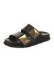 Valentino Leather Studded Accents Slides