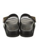 Valentino Leather Studded Accents Slides