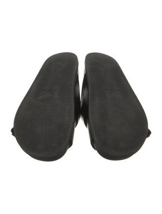 Valentino Leather Studded Accents Slides