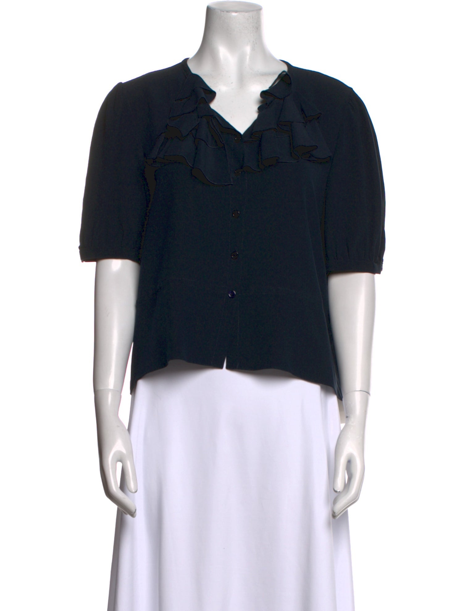 Valentino Vintage Silk Crop Top