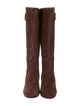 Valentino Suede Riding Boots