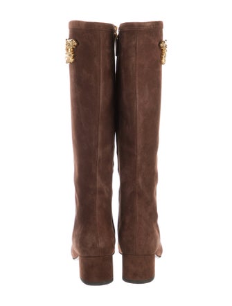 Valentino Suede Riding Boots