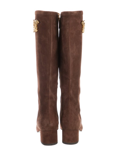 Valentino Suede Riding Boots