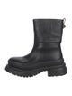 Valentino Leather Studded Accents Rain Boots